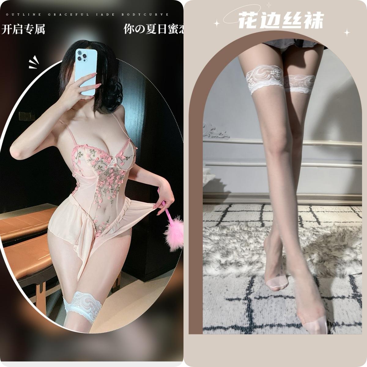 Jumpsuit + White Stockings