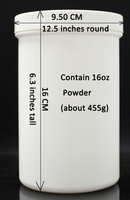 Bouteille de 1,5 L en PEHD moulée par soufflage pour aliments pour poissons, avec bouchon à ouverture facile, forme ronde