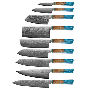 <span class=keywords><strong>Set</strong></span> <span class=keywords><strong>di</strong></span> <span class=keywords><strong>coltelli</strong></span> damasco professionale per Chef cucina cucina cucina Santoku <span class=keywords><strong>coltelli</strong></span> manico in legno Multi-funzione fabbrica all'ingrosso - Product Image 5