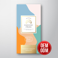 Emballage de barre de chocolat personnalisable écologique papier durable avec feuille pour aliments et boissons pour boîtes d'emballage de conception OEM/ODM