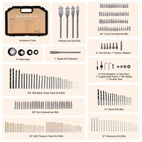 Podofo – Kit de 246 forets multifonctions pour le travail du bois, avec embouts de perçage et ouvre-trous pour tous vos projets de bricolage