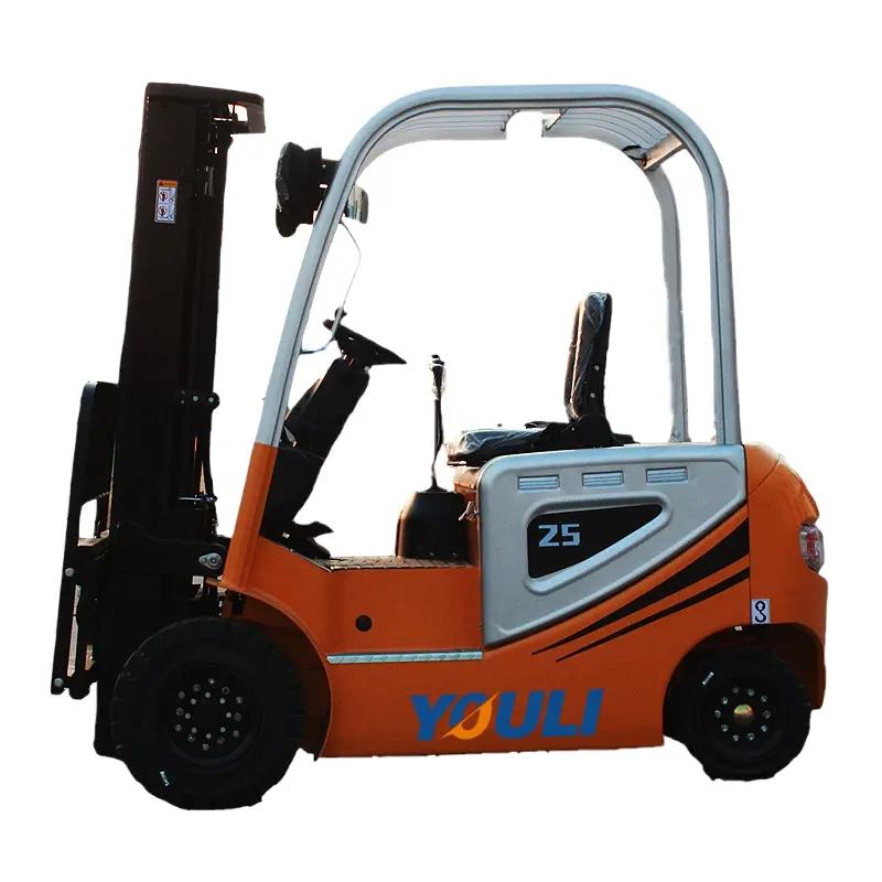 Forklifts mini 4 wheels 1.5 ton 2 ton 3 ton lithium battery electric forklift ac motor electric pallets stacker trucks