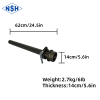 Tube d'échafaudage NSH sur grue de caméra à montage européen, accessoires de grue, équipement de tournage pour la vidéo