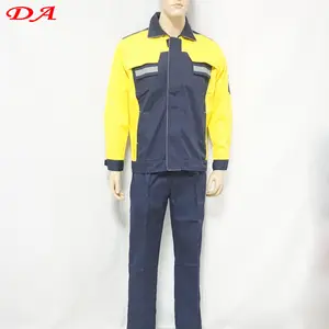 Oliebestendig 2 Stuks Blauwe Kleur Monteur Werkkleding Uniform