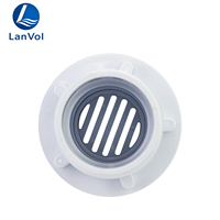 Buse de retour à jet sphérique en ABS+PVC résistant à l'usure, installation facile, pièce de rechange pour piscine résidentielle extérieure LanVol