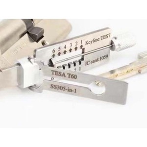 Juego de <span class=keywords><strong>cerradura</strong></span> 2 en 1 para casa Civil <span class=keywords><strong>TESA</strong></span> T60, herramientas de cerrajero, SS305, 2 en 1, novedad - Product Image 6