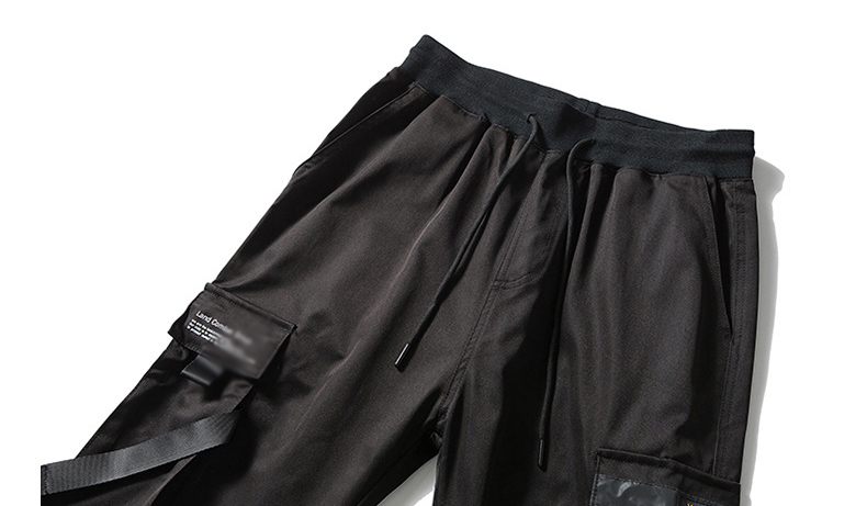 Shop Custom Logo Printed Streetwear Cotton Elastic Pants