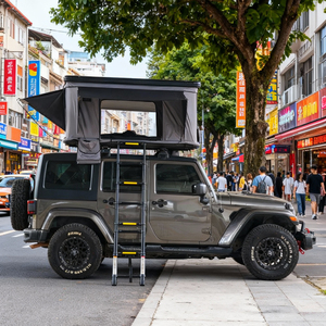 Tentes de toit à coque dure pour SUV de voiture toutes saisons Tentes de toit automatiques en alliage d'aluminium verticales pour <span class=keywords><strong>camping</strong></span>-<span class=keywords><strong>car</strong></span> Tentes de toit pour 2-4 personnes - Product Image 2
