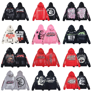 Conjunto de Sudaderas con Capucha para Hombre, Estilo Urbano, Marca Americana de Moda 2026, Vintage, Lavado, Transpirable, 100% Algodón, Hell Star 1.1, Otoño - Product Image 1