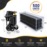 Scooter électrique pliable ultra-léger de 15 kg en alliage de magnésium, frein électromagnétique, moteur sans balais, écran LED