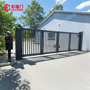 Chất Lượng Cao Hợp Kim Nhôm Tự Động Điện Gấp Cổng Nhôm Tùy Chỉnh Kích Thước Điều Khiển Từ Xa Sân Ngoài Trời Sử Dụng - Product Image 3