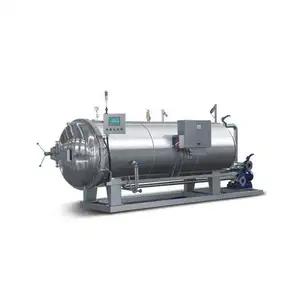 Vertical tanque duplo totalmente automático cogumelo crescente autoclave esterilizador a vapor