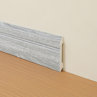 Plinthe de design d'intérieur en polystyrène blanc Plinthe de 2.44 mètres de long