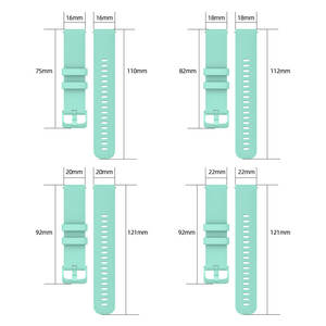 <span class=keywords><strong>Bracelet</strong></span> de montre en silicone étanche 18mm 20mm 22mm pour <span class=keywords><strong>Garmin</strong></span> Venu Sq Band Vivomove3 Forerunner <span class=keywords><strong>245</strong></span> - Product Image 4