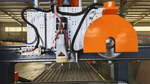 Router CNC para carpintería con cabezal de corte de husillo horizontal para gabinetes y muebles, motor de 9kW, fácil de operar, bomba de motor - Product Image 6