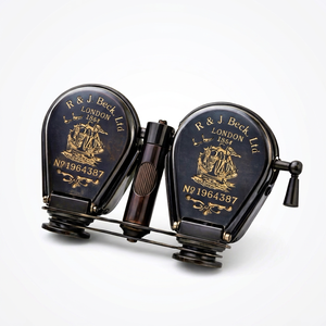 Jumelles d'opéra en laiton antique faites à la main, instrument de visionnage vintage pour le théâtre, décoration de maison et de bureau, pour collectionneurs et cadeaux - Product Image 1