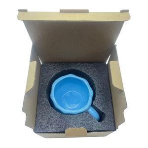 Ins Ceramic <b>Coffee</b> Cup Light Luxury Hand Painted Afternoon Tea Cup and Saucer <b>Set</b> Irregular <b>Mug</b> with Plate for <b>Coffee</b> - Product Image 6