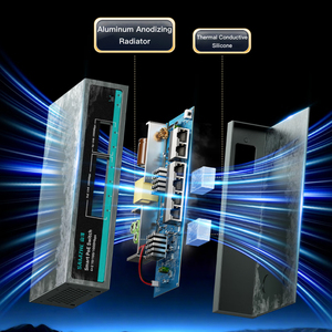 SAMZHE Commutateur PoE 1000 Mbps à 6 ports, Répartiteur Réseau, Convertisseur Double Uplink, Commutateur Non Géré, Commutateur Réseau de Surveillance 12 Gbit/s - Product Image 5