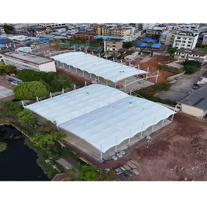 Cubierta de Techo para Estadios de Gran Envergadura con Tela Tensada de PVDF para Canchas de Tenis, Baloncesto, Fútbol y Deportes - Product Image 3