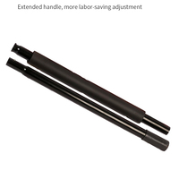 Gato hidráulico de suelo con tubos de extensión y mango ergonómico para uso doméstico y reparación de automóviles