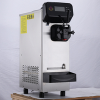 HENGZHI Machine à crème glacée automatique de comptoir, petite, à écran tactile de 7 pouces, à tête unique, haute productivité, mini-sorbetière