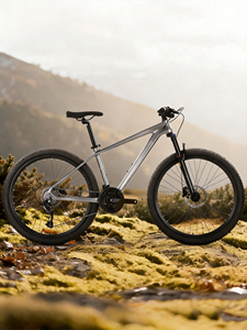 Vélo de montagne en fibre de carbone pour hommes et femmes adultes, avec transmission Shimano et amortissement pour le tout-terrain et les trajets quotidiens - Product Image 2