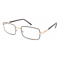 Gafas Ópticas Metálicas con Marco Rectangular Pequeño, Gafas 2026, Venta al por Mayor de Fábrica, Gafas Ópticas de Alta Calidad y Moda