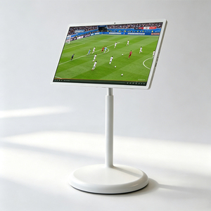 Pantalla Táctil Inteligente Móvil de 32 Pulgadas con Ruedas, Rotación <span class=keywords><strong>Libre</strong></span>, Android Bestie Machine para Deportes, Juegos, Fútbol, Cine en Casa - Product Image 1