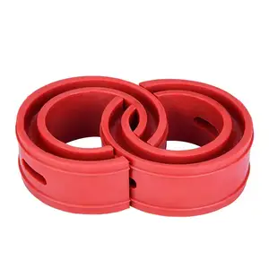 AMT, 2 uds., amortiguador de coche de Color rojo, amortiguadores de potencia para coche, amortiguadores de suspensión para coche, amortiguador de resorte, potencia de parachoques