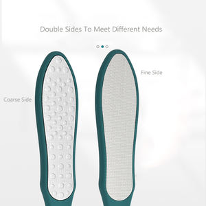 2 in 1 ayak bakımı pedikür Metal yüzey aracı kullanılan sert cilt kaldırmak ıslak kuru ayak dosya nasır sökücü - Product Image 3