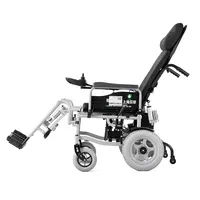 Kursi Roda Lipat Elektrik Otomatis untuk Orang Tua, Kursi Roda Ringan 4 Roda, Kursi Roda Elektrik, Kursi Roda Cacat/Cacat dan Orang Tua