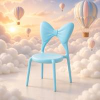 Nouvelle chaise de salle à manger pour enfants, colorée, en plastique, moderne, à dossier solide, portable, empilable, pour chambre, maison, maternelle, utilisation en extérieur