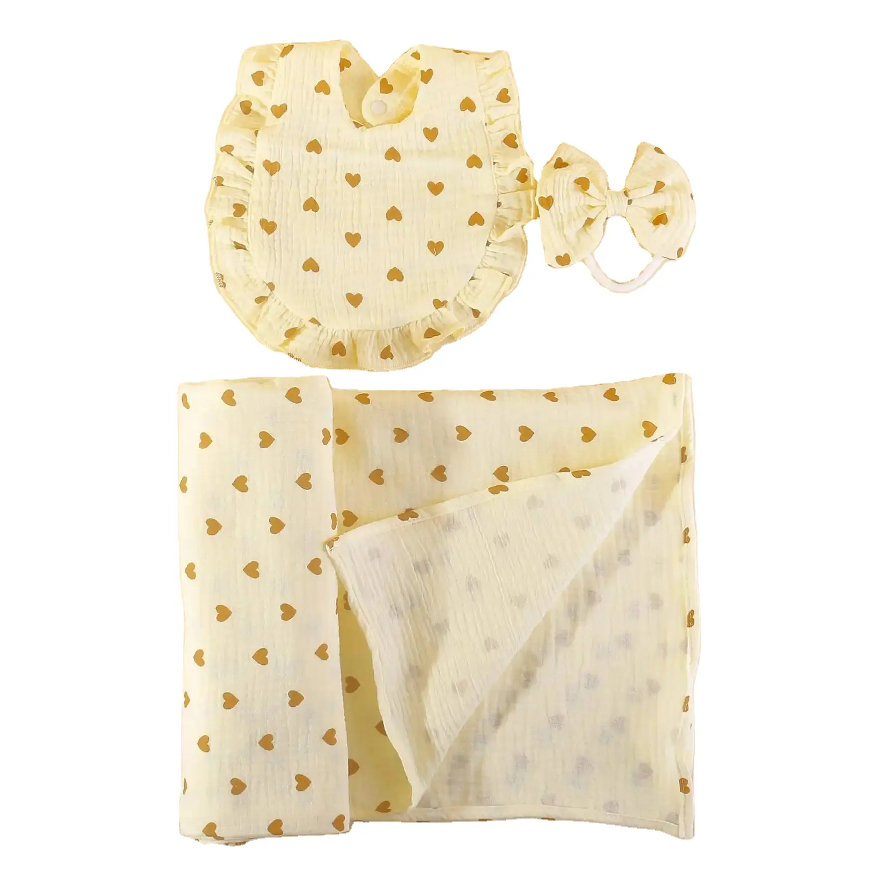 बेबी स्टलर कंबल कवर मस्लिन नरम कपास इंद्रधनुष प्रिंट नवजात शिशु ओम चीन थोक बिस्तर बच्चों के लिए