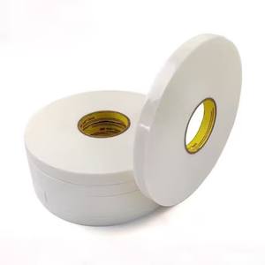 Cinta Adhesiva de Espuma Acrílica de Doble Cara <span class=keywords><strong>3M</strong></span> 4959 VHB, 3.0 mm de Grosor, Blanca, Alta Resistencia para Unión Estructural de Metal, Vidrio y Plástico - Product Image 1