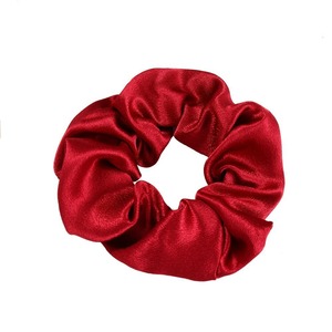2025 Groothandel High-End Effen Kleur Satijn Zijde Haar Scrunchies Haarbanden Meisjes Scrunchies - Product Image 3