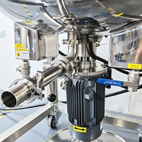Homogénéisateur mélangeur en acier inoxydable 100L pour pâte de chocolat, beurre de cacahuète et mayonnaise