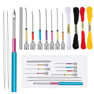 MCX-16 15 Pcs Metall Stickerei Stitching Punch Needles Kit