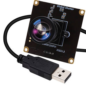 โมดูลกล้อง USB ELP 1080p 90FPS พร้อม Global Shutter เลนส์ 120 องศา ไม่มีการบิดเบือนภาพ ความเร็วเฟรมสูง สำหรับการจำลองการเล่นกอล์ฟ - Product Image 1