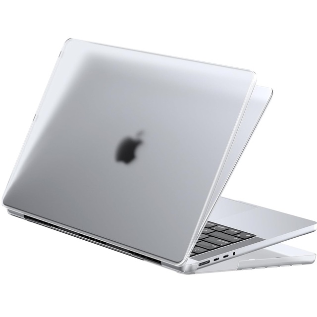 Frosted Matte Clear Plastic PC Hard Shell Laptop Cover Case for MacBook Air Pro 13 13.6 14 14.2 15 15.3 16 16.2 Inch M1 M2 M3 M4