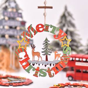 1PC <b>3D</b> Christmas Hollow-Cut Utetheisa Kong <b>Wooden</b> <b>Letter</b> Christmas Ornaments and Hanging Decorations - Product Image 3