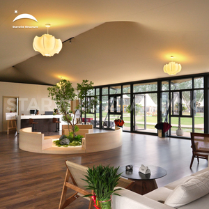 Tente de luxe Starwild personnalisée, grande, pour l'extérieur, avec structure en acier et parois en verre, étanche, idéale pour les salons professionnels et les réceptions hôtelières - Product Image 5