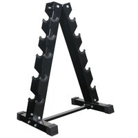 Équipement de fitness 3 niveaux support d'haltères vertical stockage Gym maison support d'haltères avec poids