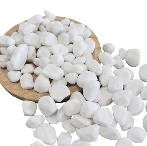 Pietra decorativa di pietra bianca come la neve di alta qualità del giardino di ciottoli - Product Image 3