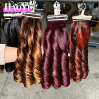 Cheveux Humains 100% Naturels Non Traités, Plusieurs Couleurs et Styles, Bundles de Cheveux Humains, Ondulation Naturelle, Boucles Rebondissantes, Boucles Pixie, Tissage Lisse, Vente en Gros