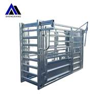 Porte coulissante pour bétail en acier galvanisé de haute qualité avec modélisation 3D, design écologique pour utilisation à la ferme