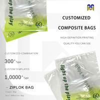 Sacs en plastique à fermeture éclair imprimés sur mesure, pochette transparente à glissière avec trou de suspension, logo personnalisé pour l'emballage de vêtements, de cosmétiques et de produits