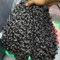 Lots de Cheveux Naturels Indiens Birmans Bouclés à Double Trame, Vierge Non Traité, Cuticules Alignées, Tissage Profond, Vente en Gros