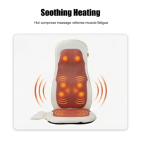 Masseur de dos Shiatsu pour tissus profonds avec chaleur - Coussin de massage électrique à 8 nœuds pour la relaxation à domicile
