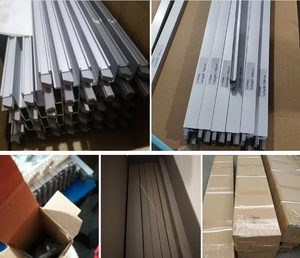 Joint de bas de porte automatique, robuste - Isolation acoustique - Montage en surface - Double joint en aluminium anodisé transparent - Product Image 6