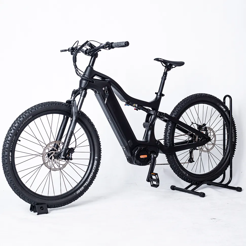2022 hot sale 48v 1000w bafang ebike mid motor carbon fiber 29er e-bike full suspension electric bike